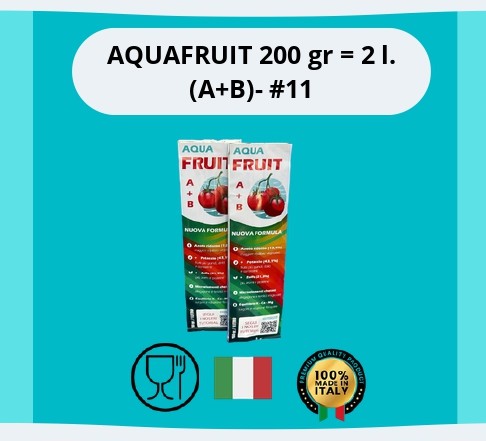 Fertilizzante AquaFruit 2 KG A+B – Confezione da 200 g